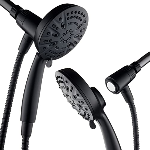 AquaDance New Magnetic Guidance Docking System - High-Pressure 8-setting Handheld Shower Head with...