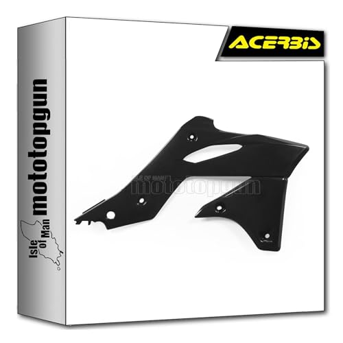 Radiator scoops acerbis anti-surchauffe pour kawasaki kxf 250 noir