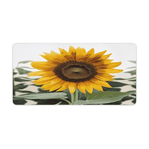 Tapete de escritorio grande Bloom Sunflower antideslizante