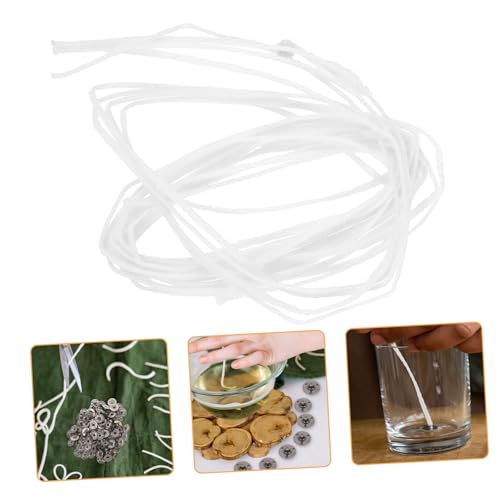 LIFKOME pabilo de algodón para hacer velas 1 rollo miniatura 4