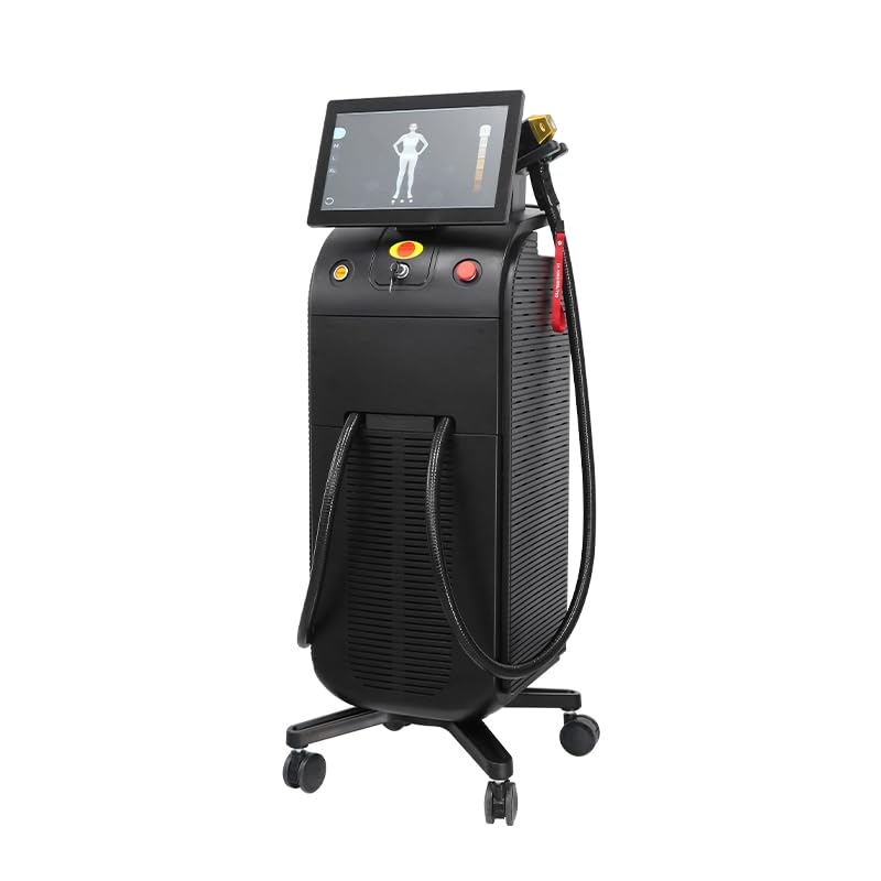 Vertical Professional Hair Removal Machine Ice Handle Pain Free Permanent Hair Removal Device 12 Bars High-end Salon Use