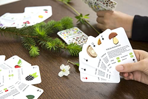 Kikkerland Foragers Baraja de Cartas miniatura 2