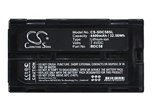 VINTRONS 4400mAh Battery for SOKKIA and GRX1 GPS receivers, SRX Robotic Total Stations