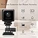 EKJANEPE Mini-Kamera, 4K HD WLAN Überwachungskamera Innen Für Live Übertragung Handy APP, Kleine WiFi Camera Nachtsichtkamera mit Bewegungsmelder, Cloud-Speicherplat für Heim Videoüberwachung