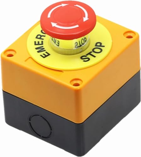 Bouton d'arrêt d'urgence interrupteur champignon LAY37-11ZS pour couper le 660V