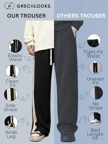 Image of GRECIILOOKS Men Casual Trouser