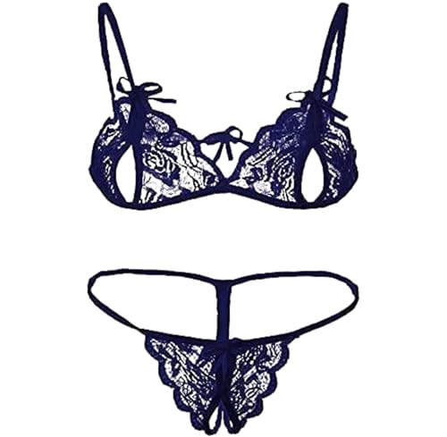Image of UNITRUST Babydoll Lingerie Set with Net Bra and Panty, Honeymoon Combo