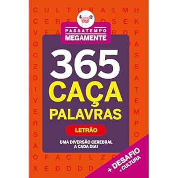 Capa do livro Passatempo Megamente 365 Caça-Palavras - Letrão
