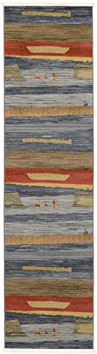 Tapete decorativo Unique Loom Fars Collection 80x305 cm azul miniatura 3