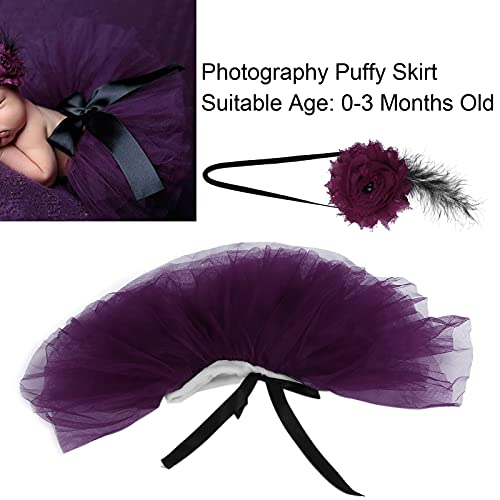 Saia bufante, impressionante e exclusiva saia para fotos para bebês meninas macia confortável com fa