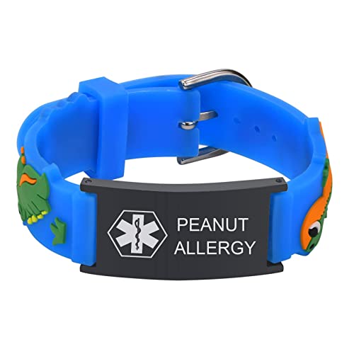 Kids Personalized Medical ID Bracelet-Silicone Autism...