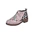Produktbild UMore Damen Stiefeletten Damen Stiefeletten Chelsea Boots Leicht Gefüttert mit Blockabsatz Profilsohle Damen Stiefeletten Chelsea Boots mit Blockabsatz Profilsohle Plateau Vorne Flandell
