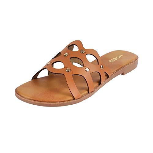 Image of Mochi Women Leather Mules (41-3538)