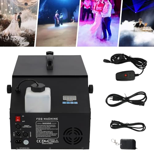 Máquina de humo baja de 1200W con control remoto miniatura 7