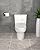 Dcolora One Piece Toilet DC-OPT152 Dual Flush 1.1/1.6 GPF Elongate Design,With Soft Closing Seat and Comfort Height, 28.5 x 15.7 x 27, Glossy White