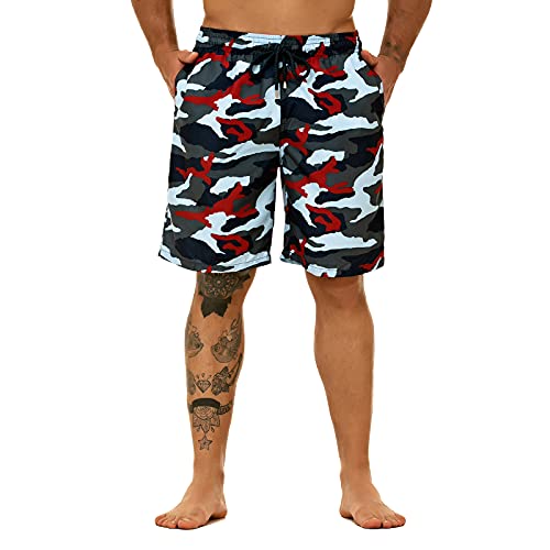 Image of KAILUA SURF Mens Swim Trunks Long, Quick Dry Mens Boardshorts, 9 Inches Inseam Mens Bathing Suits with Mesh Lining