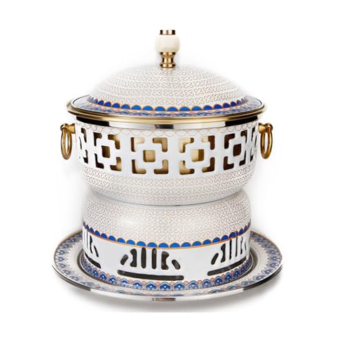Olla Caliente de Cobre China con Tapa Estilo Tradicional miniatura 1