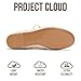 Project Cloud Fashion Mary Jane Shoes Women - Womens Ballet Flats with Memory Foam Insole - Lightweight & Non-Slip Ballet Flats Shoes for Women 2026 (Emilee, SAND,9.5M)