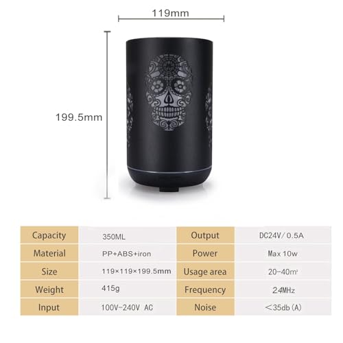 Difusor de Aceite Esencial Ultrasonico 350ml miniatura 5