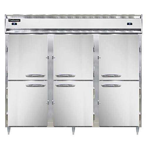 Continental Refrigerator DL3RRF-SA-PT Designer Line Three Section Pass-Thru Refrigerator/Freezer, Stainless Exterior
