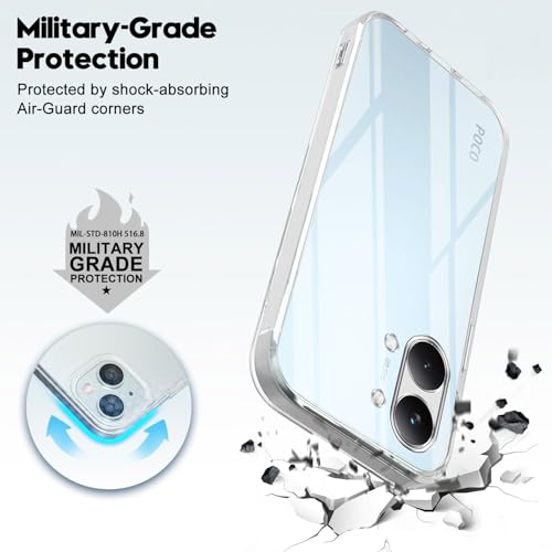 Image of Jkobi Silicone Back Cover Case for Poco X8 Pro Max 5G (Clear Shockproof Case with Camera Protection | Soft and Flexible | Transparent)