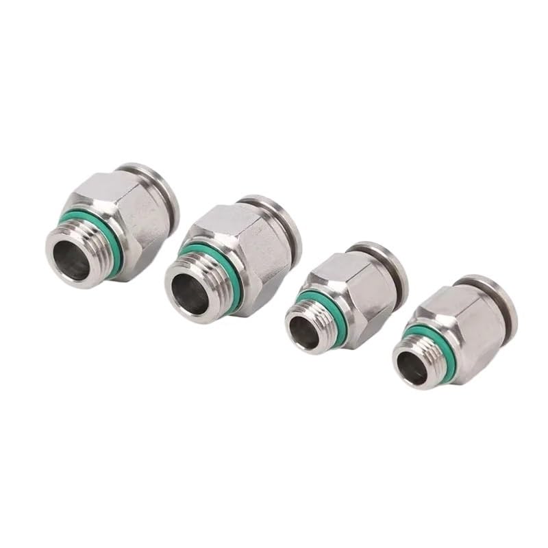Compatible para Festo Kit Acoplador Neumático Acero Inox 304 10 Piezas