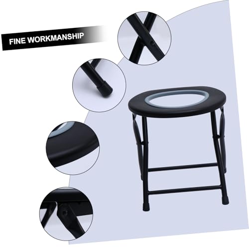 Chaise percée pliable avec anneau de fixation robuste et assise nomade - 6
