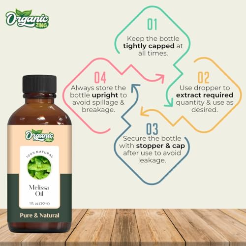 Image of Organic Zing Melissa (Melissa Officinalis) Oil | Pure & Natural Essential Oil - 30ml /1.01fl oz