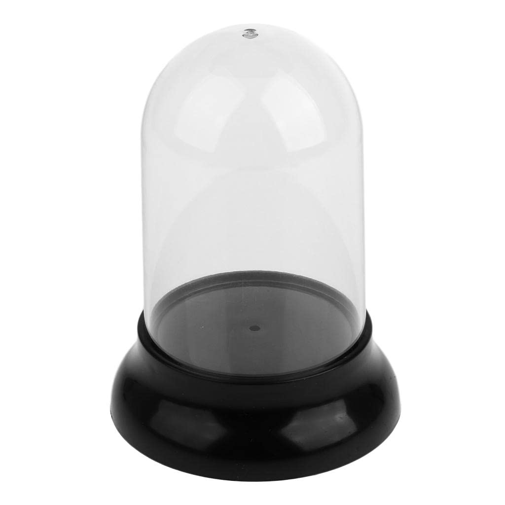 Fashion My Day Acrylic Dustproof Cover Display Case Round Base for Action Figures 6x9cm