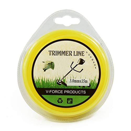 ULTECHNOVO Carretéis de Strimmers de Substituição de Cortador de Grama de 15 M Linha de Corte de Gra