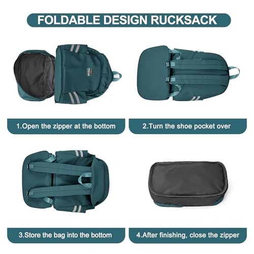 coofay Gym Backpack for Women Waterproof Backpack with Shoe Compartment Lightweight Travel Backpacks Workout Sports Backpacks Large Gym Bag