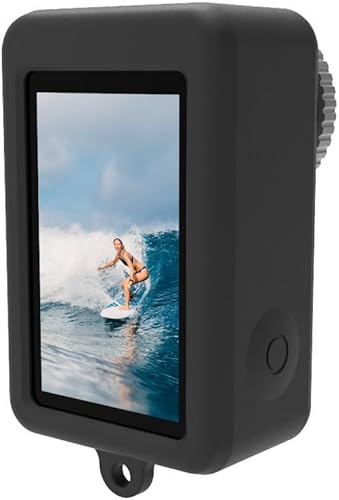 Miniatura 3 de for DJI Osmo Action 5 Pro  43 Silicone Protective Case with Lens Cap (Black)