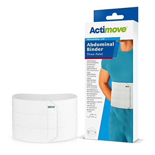 Actimove Abdominal Binder Three-Panel White Medium