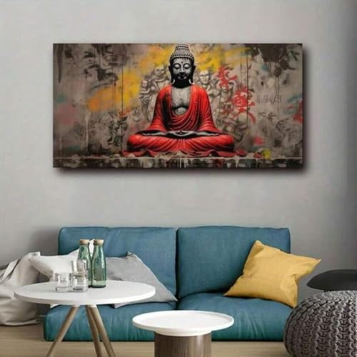 Impressions sur toile Bouddha Art tableau de prestige encadré