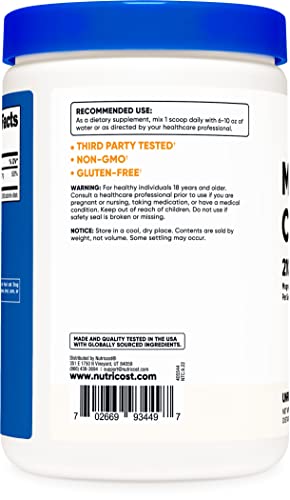 Vitamínicos, citrato de magnesio gnc Marca Nutricost (3)
