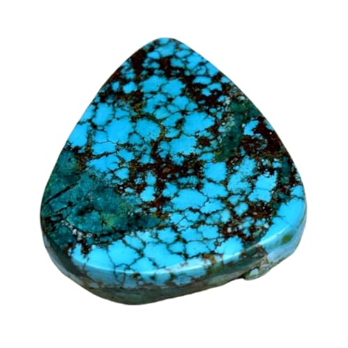 Turquoise naturelle poire 21,31 mm cabochon idéal pour créer vos colliers et pendentifs bohèmes