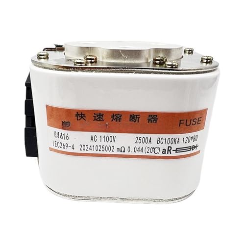 Fusible rapide RSH16-1 100V 2500A connexion tube carré 4 trous