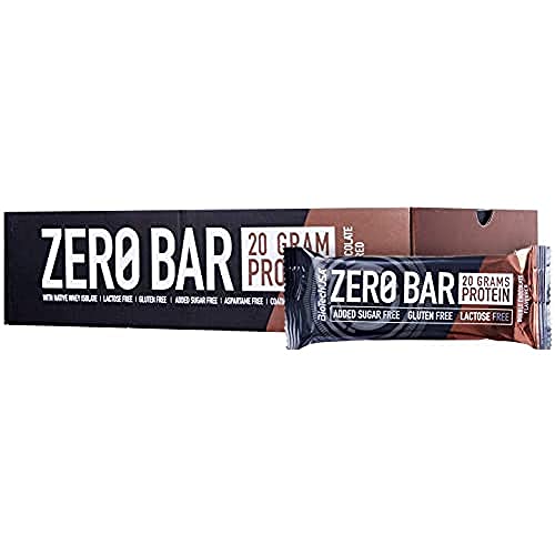 ZERO Bar Doppelte Schokolade 20 * 50 g Display - Proteinriegel - zuckerfrei, laktosefrei, glutenfrei - BiotechUSA