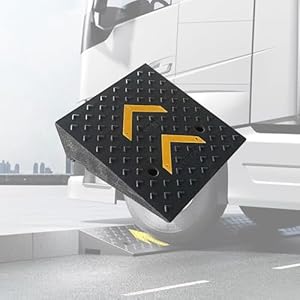 Portable Heavy Duty Rubber Shed Car Slope Ramp Motorcycle Ramp With 2 Expansion Screws Heavy Duty Durable Rubber Curb Ramps For Low Cars Driveway Loading Dock Bike Motorcycle Wheelchair Mobility 3 416bvrei18l. sl500 . ss300