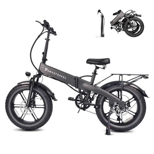 M6 Bici Elettrica EPAC Pieghevole, Telaio Alluminio, Ruote Fat...