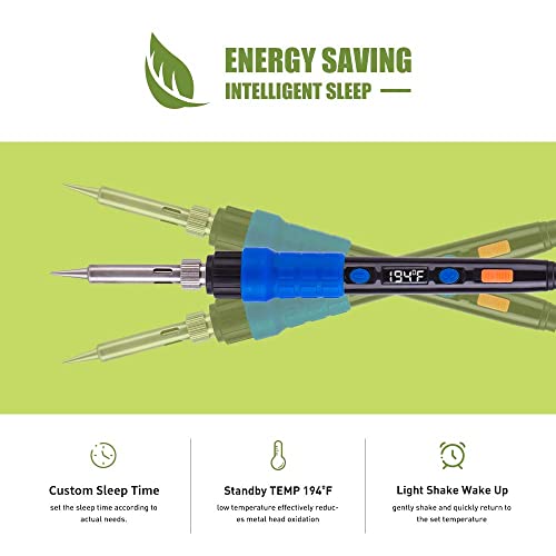 image for Maxwel Manufacturing Soldering Iron Kit Solder Gun - 110V 65W Portable