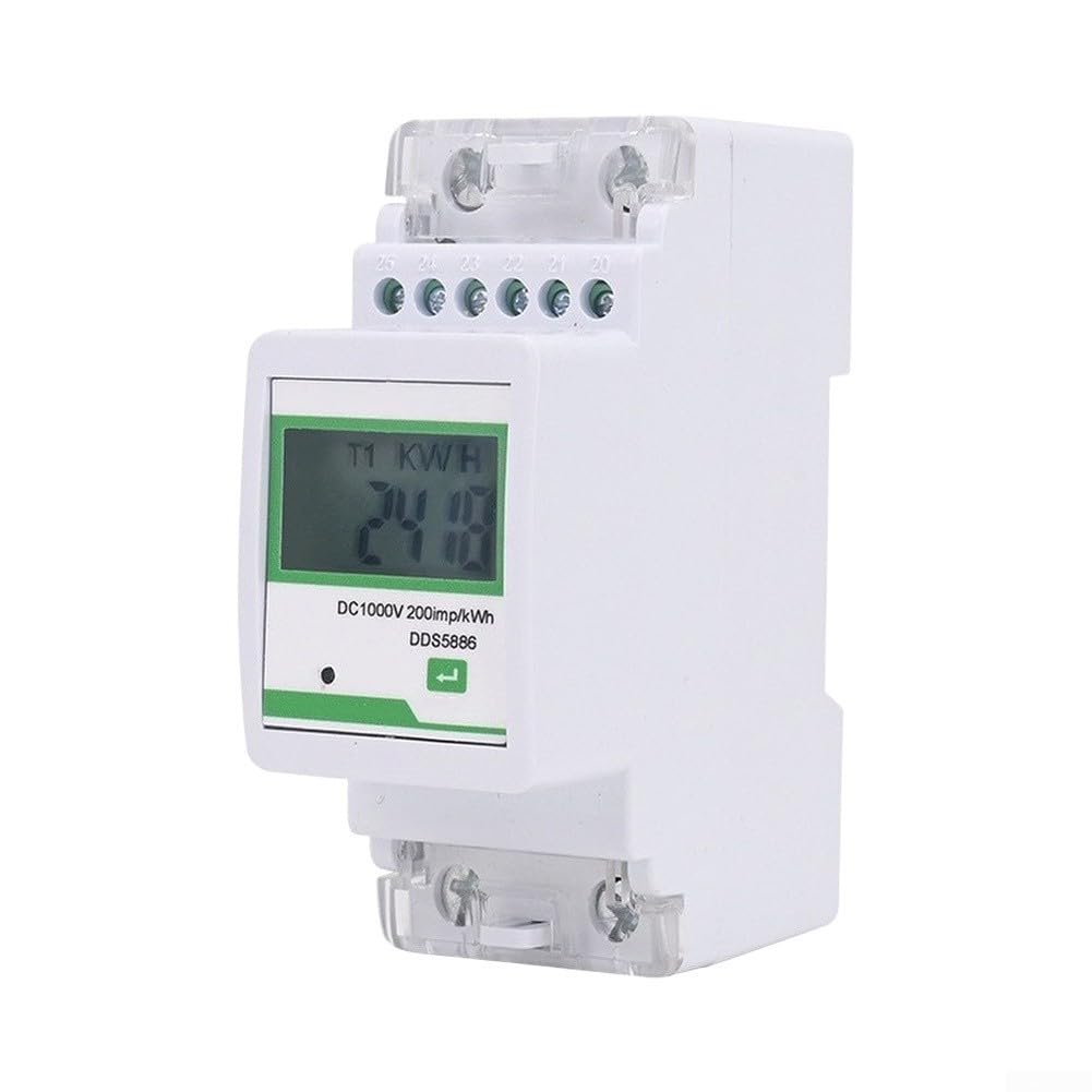Contador de energía digital CC 48 V pantalla LCD RS485