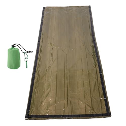 Happyyami Warm Keeping Sleeping Bag Waterproof Travel Sack for Adults Multi-use Emergency Blanket Rain Protection