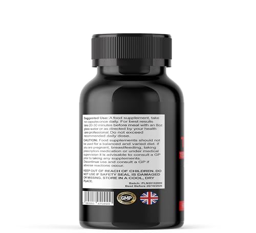 TESTOSIL - The Best Natural Testosterone Supplement - Powerful Legal Bodybuilding Supplement - Advanced Performance and Recovery Agent - 60 Capsules/Supplement Heaven - Image 3