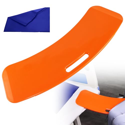 LOSCHEN Transfer Board and Tubular Slide Sheet(16\"x24\"),Transfer from Wheelchair to Bed, Toilet, Tub, Car, Slide Assist Device for Transferring