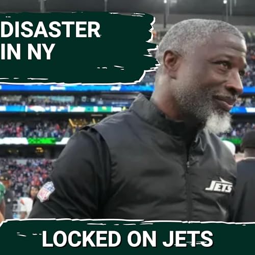 Justin Fields Flounders and Aaron Glenn Fumbles as New York Jets Season Further Falls Apart in Loss to Denver Broncos 10/13/25 Podcast Por arte de portada