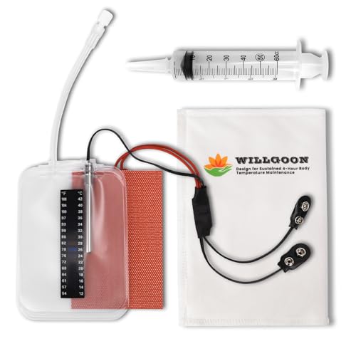 Liquid insulation warmer bag Maintains 37C/98.6F for Up to 4 Hours Equipped with Visual Temperature Strip Temperature Sensor for Real-Time Monitoring Flexible Heating Pad for Uniform Heating