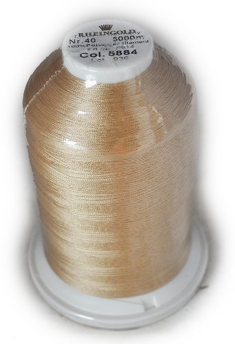 Hilo de poliéster Rheingold modelo 5884 color Deep Ecru 5500 yd miniatura 1