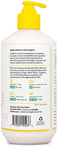 Alaffia Everyday Shea Shampoo And Conditioner - For Normal To Very Dry Hair, Gently Cleanses, Moisturizes, Restores & Protects With Fair Trade Shea Butter, Vegan, No Parabens, Vanilla Mint, 16 Fl Oz Each #TOP4