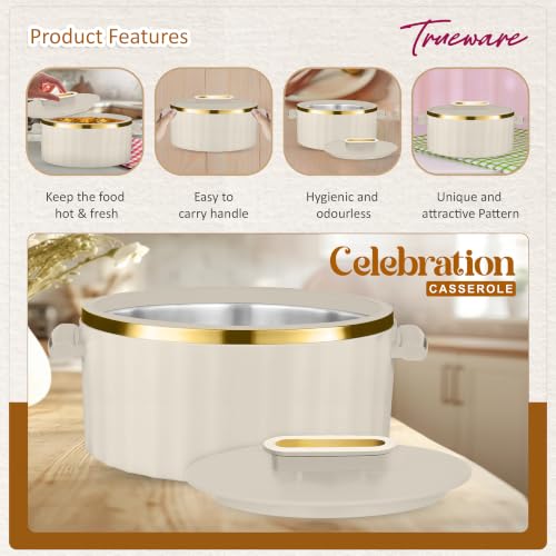 Image of Trueware Celebration Inner Steel Casserole 2900 ML